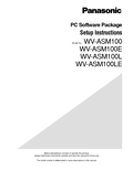 WV-ASM100 Series Setup Installations (English)