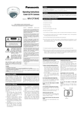WV-CF364E Operating Instructions (English)