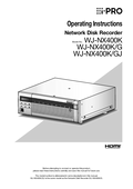 WJ-NX400 Operating Instructions (English)