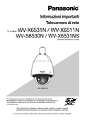 WV-X6531N, X6511N etc. Important Information (Italian)