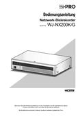WJ-NX200K/G Operating Instructions (German)