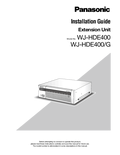 WJ-HDE400 Installation Guide (English)