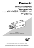 WV-SPN531A, etc Important Information (Italian)