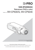 WV-CP630, WV-CP634 Installation Guide (Italian)