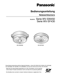 WV-SW450, SF430 Series Operating Instructions (German)