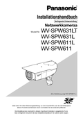 WV-SPW631LT, etc. Installation Guide (German)
