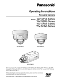 WV-SFV6, SFR6, SFN6, SPN6 Series Operating Instructions (English)