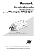 WV-SPN631, SPN611 Important Information (French)
