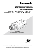 WV-SPN631, SPN611 Important Information (German)