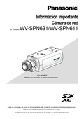 WV-SPN631, SPN611 Important Information (Spanish)