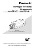 WV-SPN631, SPN611 Important Information (Portuguese)