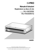WJ-NX300 Operating Instructions (Italian)