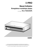 WJ-NX200K Operating Instructions (French)