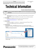 WV-ASC970, ASM970 Technical Information (”Permission denied" Error issue at installation)