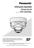 WV-S2550L Important Information (Spanish)