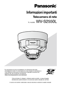 WV-S2550L Important Information (Italian)