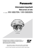 WV-X8570N, S8530N Important Information (Italian)
