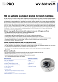 WV-S3512LM Spec Sheet (Global)