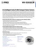 WV-S3532LM Spec Sheet (Global)