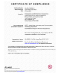 WV-S4176,WV-S4156 UL Certificate