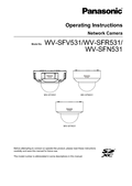 WV-SFV531,SFR531,SFN531 Operating Instructions (English)
