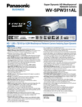 WV-SPW311AL Spec Sheet (US)