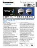 WV-SFR311A, SFR310A Spec Sheet (US)