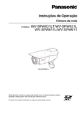 WV-SPW631LT, etc. Operating Instructions (Portuguese)
