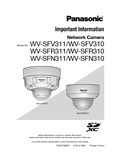 WV-SFV31x, SFR31x, SFN31x Important Information (English)