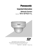 WV-SFN311L Important Information (English)
