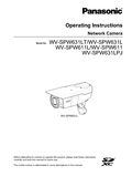 WV-SPW631LT, etc. Operating Instructions (English)