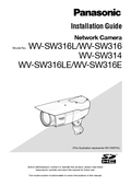 WV-SW316L, SW316, SW314, SW316LE, SW316E Installation Guide (English)