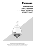 WV-CW590, CW594 Installation Guide (English)