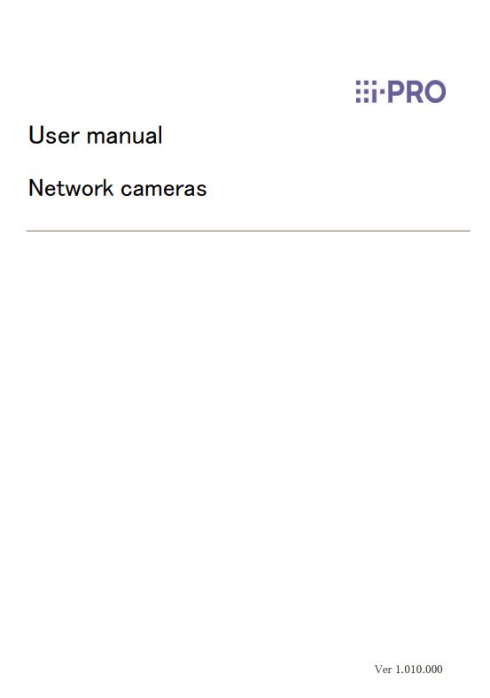 WV-X86530-Z2 etc. User Manual PDF (English)