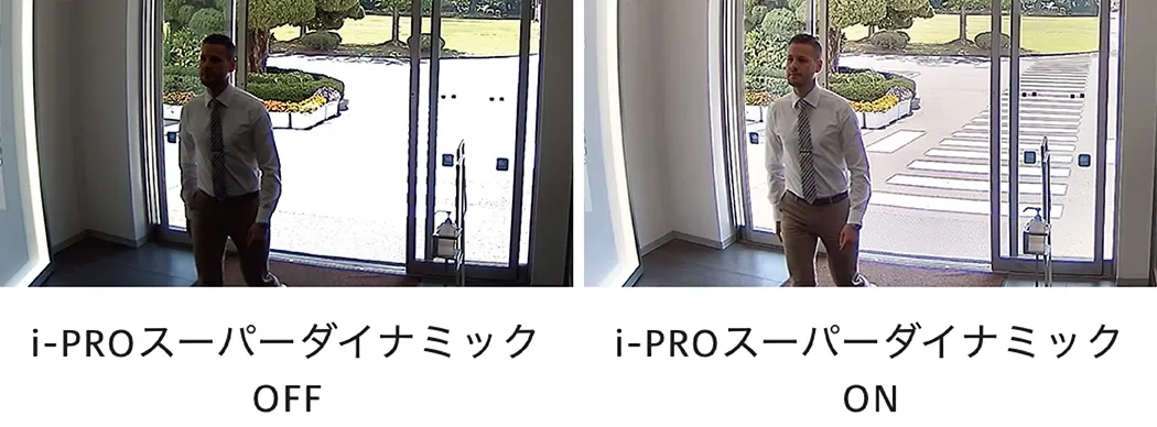 i-PROスーパーダイナミックOFF i-PROスーパーダイナミックON