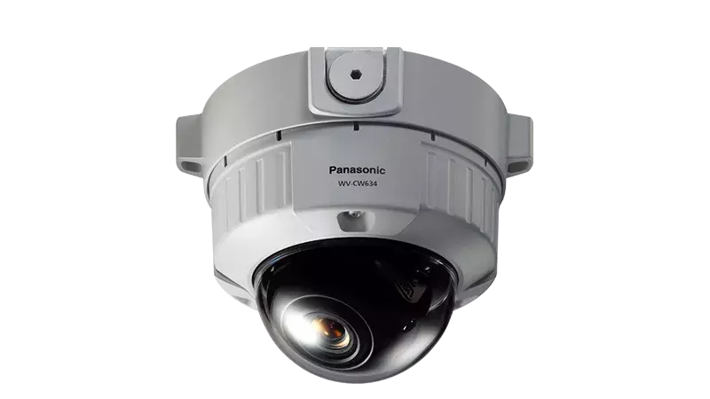 Fixed dome analog camera image